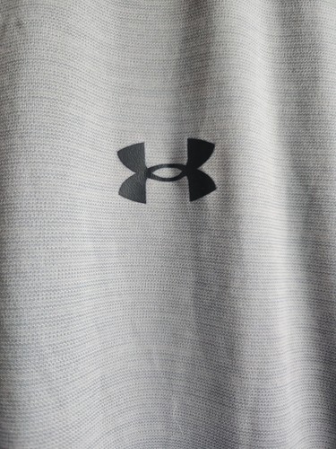 Under Armour Shirt Mens XLarge Gray Loose Fit Heat Gear Active Short Sleeve - Picture 2 of 5