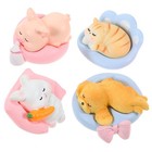 4pcs Animal Miniature Figurines Cute Resin Animal Miniature Figurines Animal