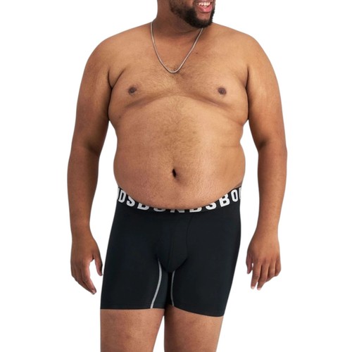 10 x Bonds Mens Chafe Off Trunks Underwear Black Undies - Picture 3 of 6