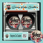 Car Coasters Bless Your Heart Southern Country Girl Life Set of 2 Neoprene