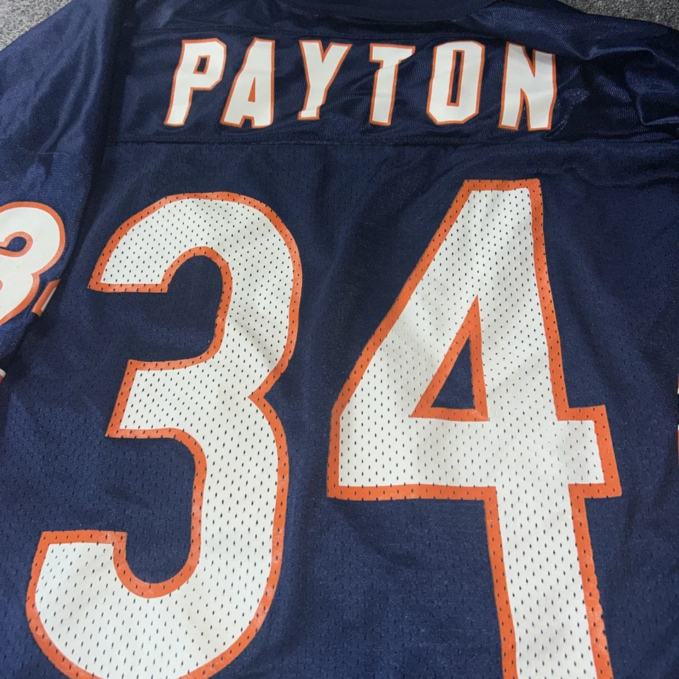 Camiseta deportiva Walter Payton Chicago Bears Wilson para hombre talla XXXL azul excelente estado Foto 2 de 4