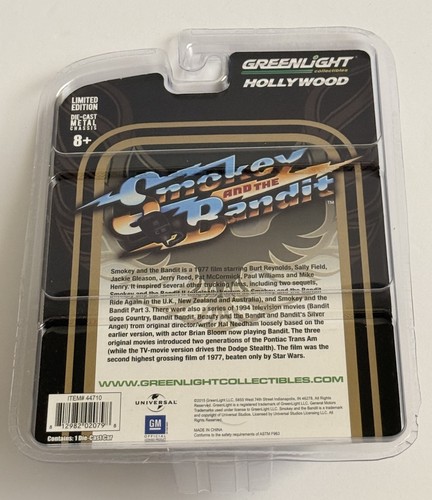 GREENLIGHT HOLLYWOOD Smokey And The Bandit 1977 PONTIAC T/A Limited Edition - Picture 2 of 11