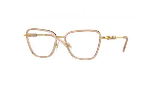 Versace VE1292 1507 Peach Transparent Demogläser 54mm Damen Brille - Bild 1 von 5