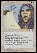 Royal Decree - Medium Play MTG Alliances