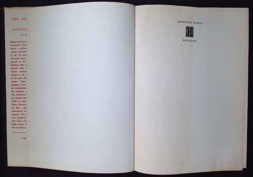 Auguste Rodin by Phaidon Press, 1956 1st Edition HB, Biography & Sculptures - Picture 4 of 18