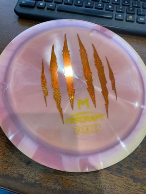 DISCRAFT SWIRLY RARE ESP 6X CLAW HADES DISC GOLF DRIVER PAUL MCBETH SWRL/OR 169G