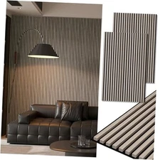  2-Pack 48" x 24" Acoustic Wood Panels for Wall, 2pcs - 48" x 24" Oak