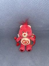 Care Bears All My Heart Bear 2005 Plush Stuffed Doll Toy Figure Vtg Wings Bow