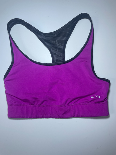 Champion Reversible Black Pink Sports Bra Size Small Womens Gym Exercise - Picture 3 of 7