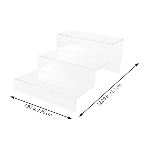 Servitura del display a tre strati per scarpe per scarpe da 1 pc (trasparente) - Foto 12 di 12