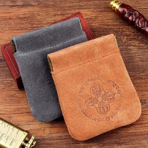 Organizador de joyas cuero de vaca pipa de cigarrillos bolsa de almacenamiento múltiple bolsa de encendedor - Imagen 1 de 26