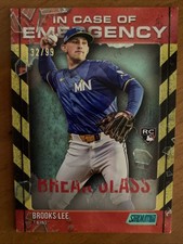 2025 Topps Stadium Club - In Case of Emergency Brooks Lee #ICE-20 Turquoise /99