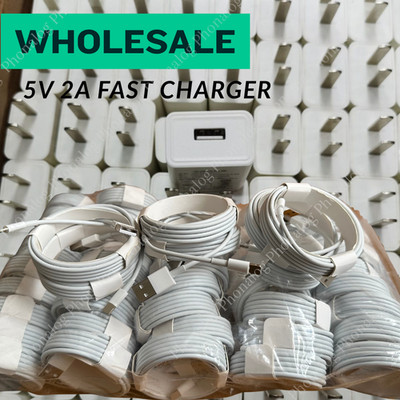 Fast Charger For iPhone 6 7 8 11 12 13 14 USB A Wall Charger Adapter Cable Lot