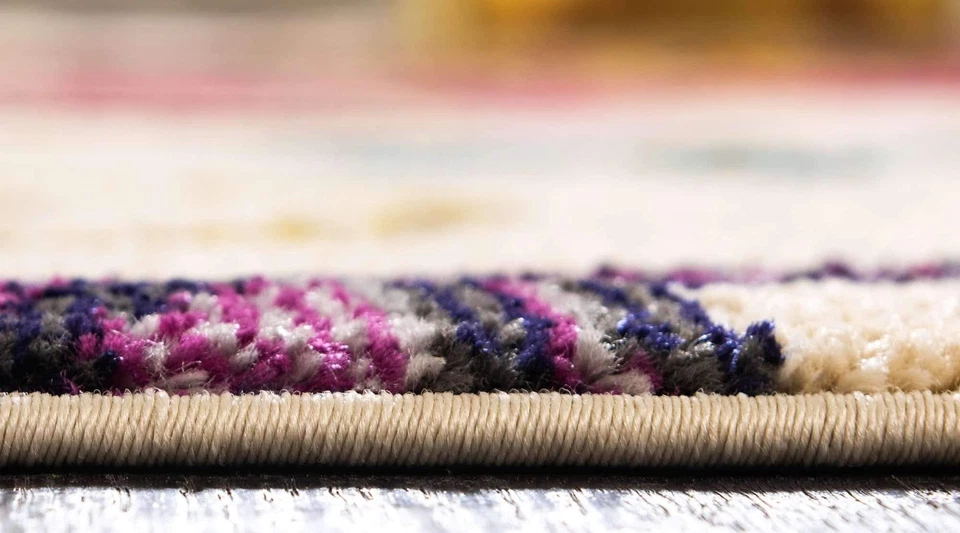 Estrella Collection Colorful, Paisley, Floral, Abstract, Modern Area Rug, 9 x... - Image 4 of 4