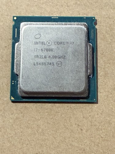 Intel Core i7-6700K @ 4.00GHz (max 4.20GHz) 91W 4-Core Processor LGA1151 SR2L0