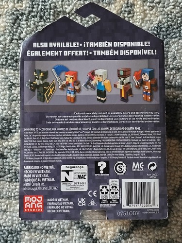 Minecraft Dungeons Illager 3.25 In Collectible Battle Figure and Accessories - Picture 2 of 2