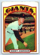 1972 Topps #35 Jerry Johnson San Francisco Giants
