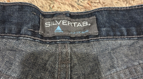 Jeans vintage Levis Silvertab blu scuro denim uomo taglia 32X31 skater - Foto 2 di 4