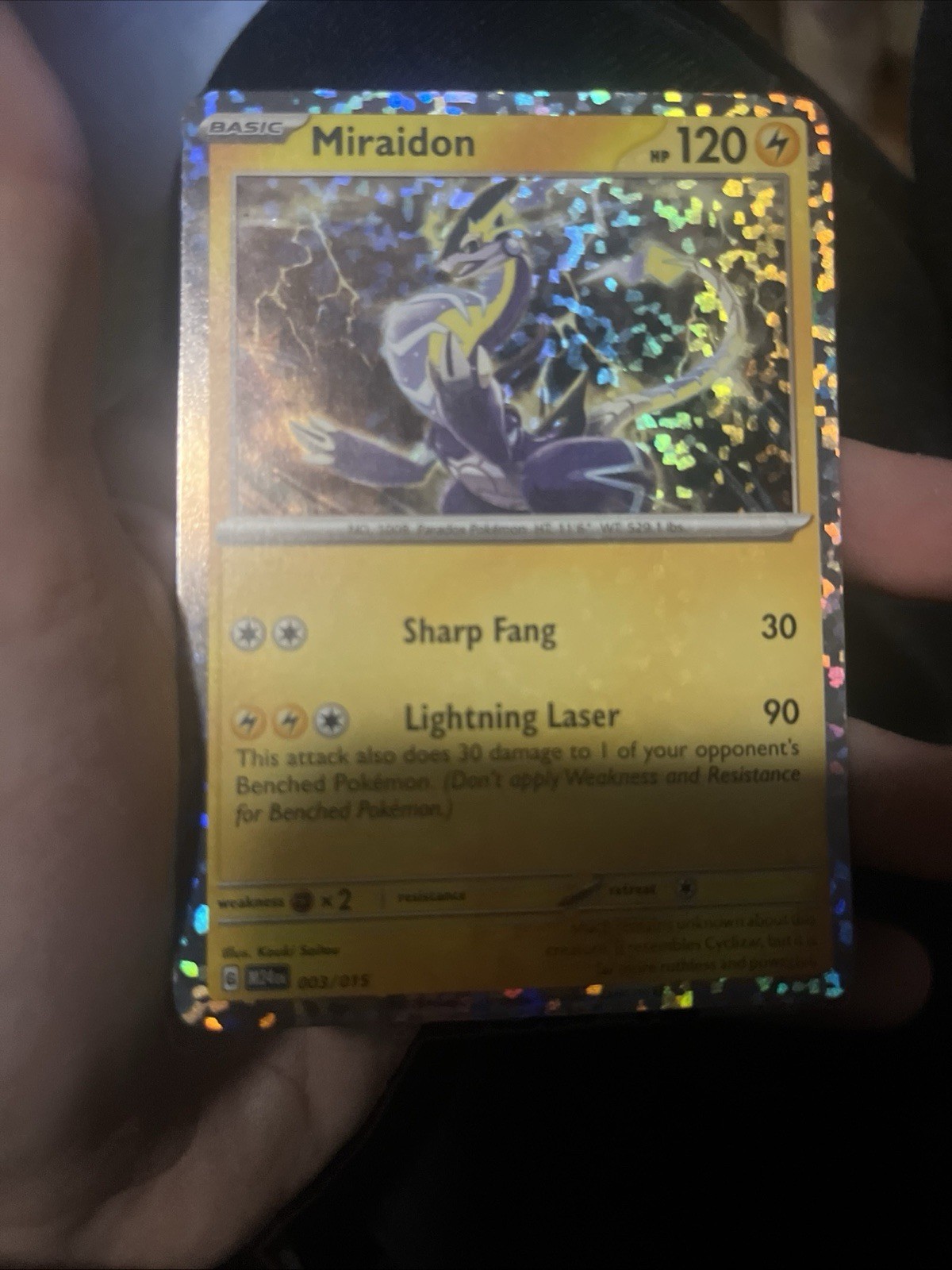 Pokémon TCG Miraidon Card 069/191 Reverse Holo Surging Sparks NM Condition