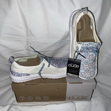 Hey Dude Shoes Women's Size 6 Wendy Zig Zag Sprout 122288366