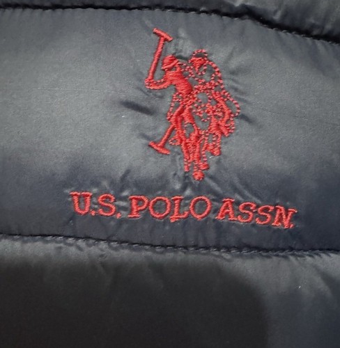 Giacca trapuntata US POLO ASSN uomo leggera rilegata in zaffiro scuro blu navy taglia XXL - Foto 2 di 6