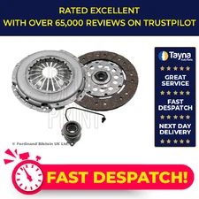 Clutch Kit 3pc (Cover+Plate+CSC) fits VAUXHALL ASTRA H, J 1.7D 09 to 20 240mm