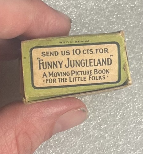 Caja de muestra vintage Mini Kellogg's Corn Flakes con publicidad - Funny Jungleland - Imagen 3 de 8