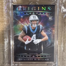 2025 Panini Origins Tetairoa McMillan #116 Black Holo 1 Of 1 RC Panthers