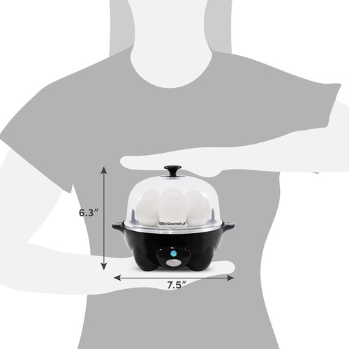 Compact Easy Egg Cooker: 7 Perfect Hard, Medium, or Soft Boiled Eggs Every Time - Bild 4 von 11