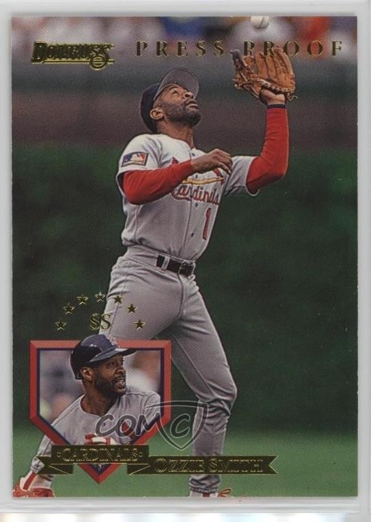 1995 Donruss Press Proof /2000 Ozzie Smith #50 HOF 7sd