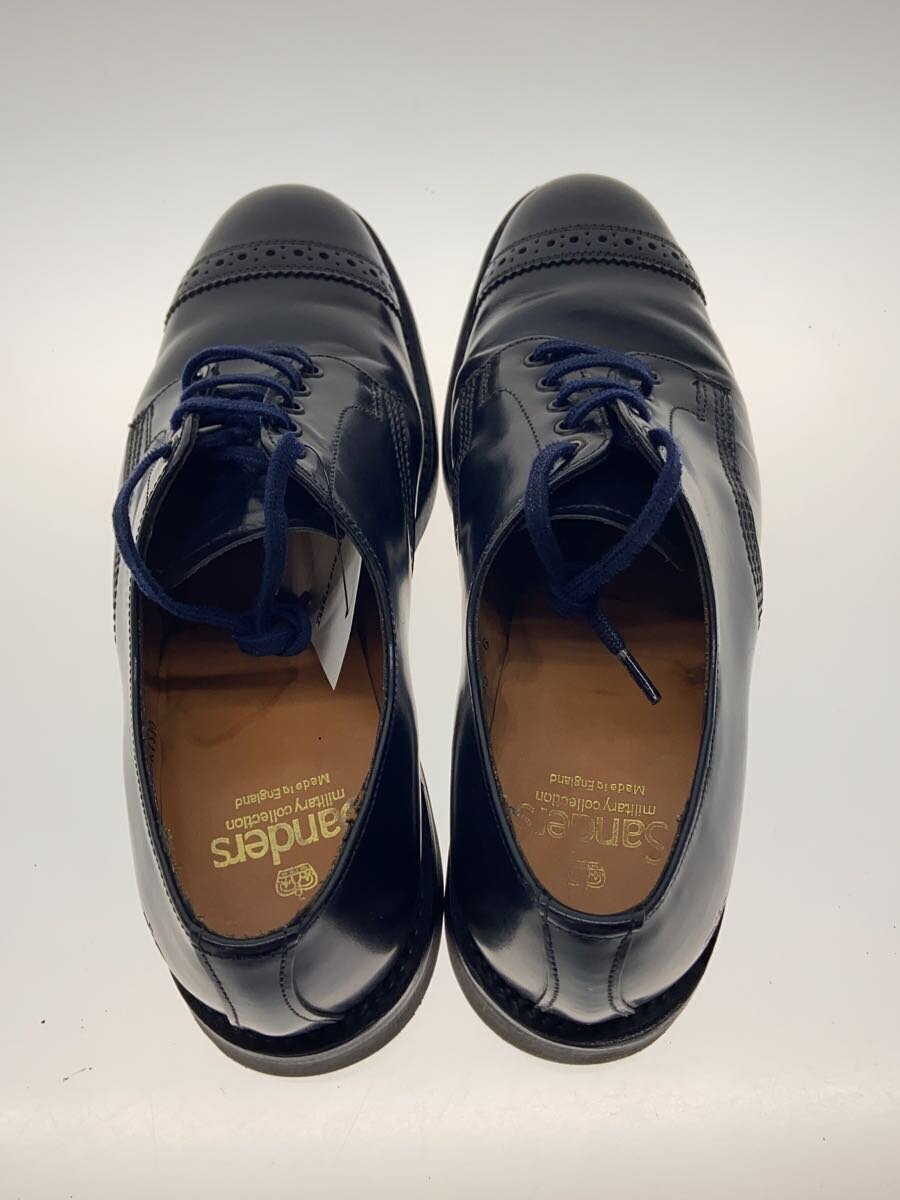 Sanders Punched Cap Derby Shoe Dress Shoes Uk6 Navy Leather Sanders Punched Cap Derby Shoe Dress Shoes Uk6 Navy Leather