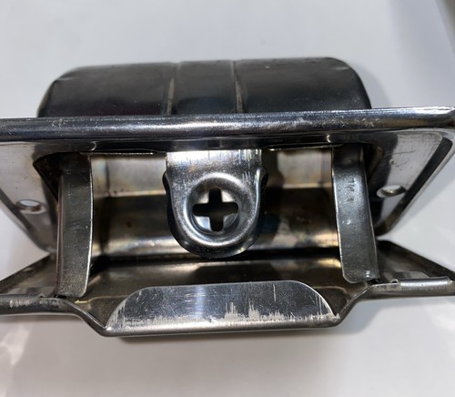 Cenicero de vehículo cromado vintage - marca/modelo/marca desconocida - Imagen 2 de 5