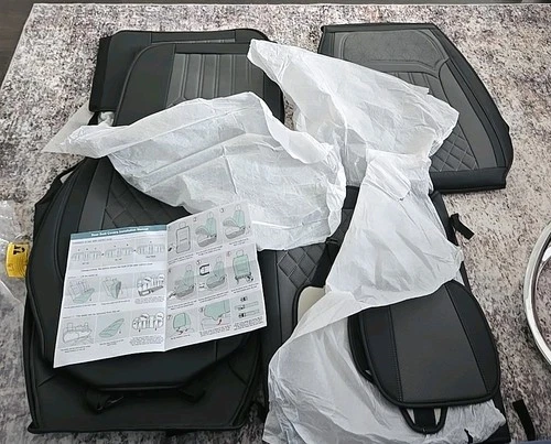 Seat Covers Custom Fit for 2019-2023 2024 Chevrolet Chevy Silverado GMC Sierra