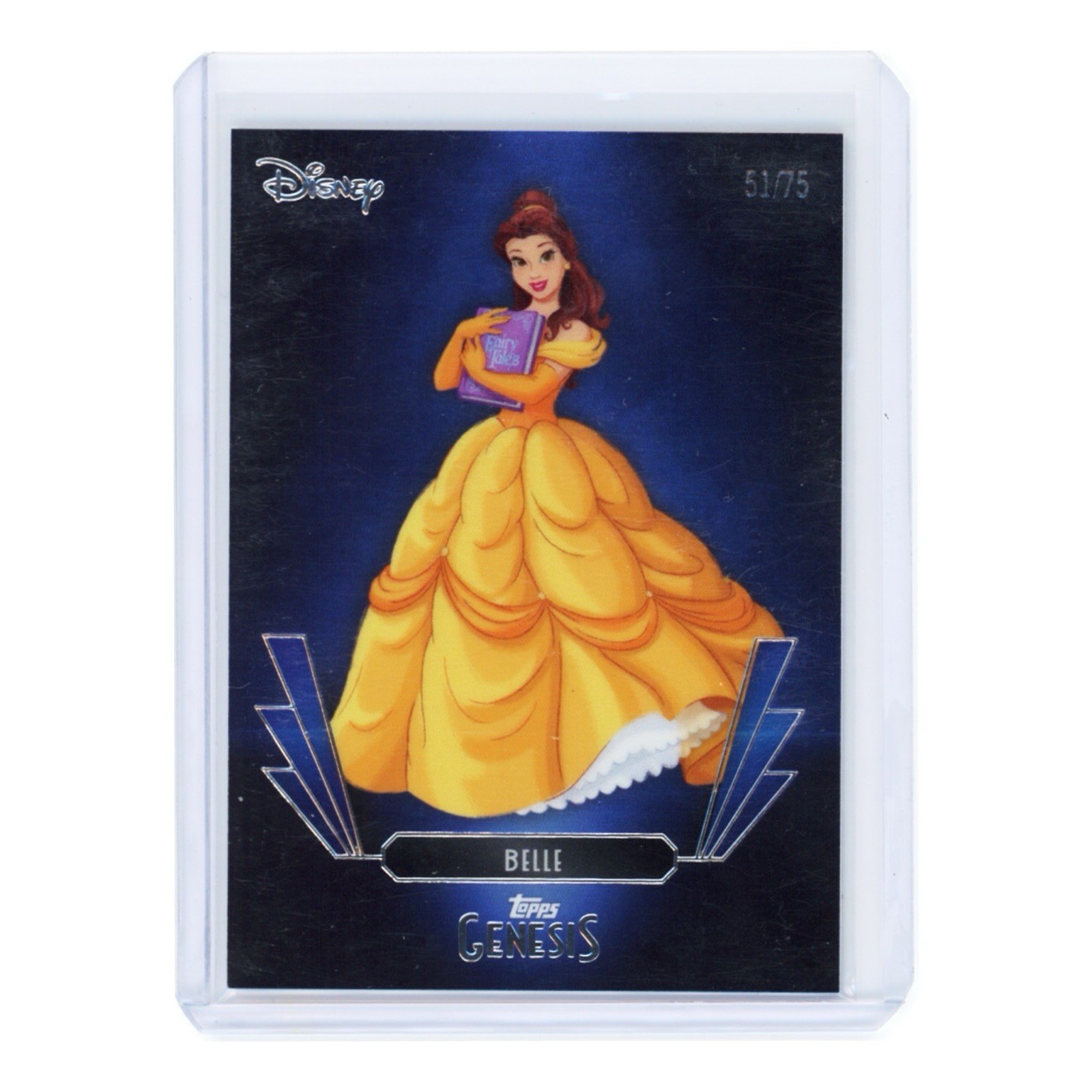 2025 Topps Disney Genesis Belle Blue Parallel /75