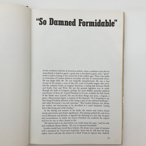 Lyndon Richard Harwood Hardcover Book 1973 Biography President Lyndon B Johnson - Picture 13 of 24