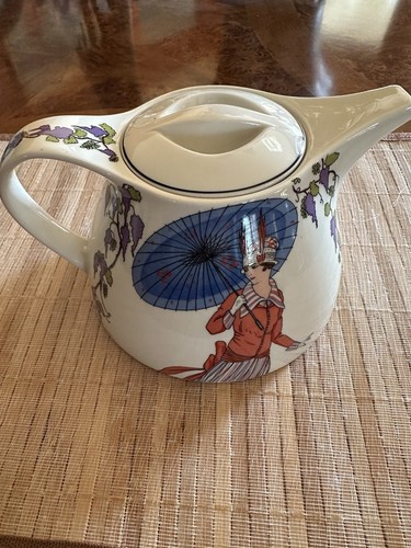 VTG RARE VILLEROY & BOCH “DESIGN 1900” ART NOUVEAU STYLE PORCELAIN TEAPOT 1980 - Picture 1 of 20