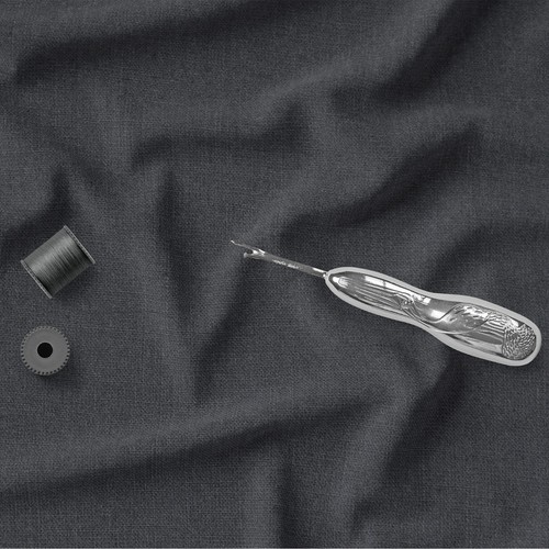 Luxury Grey Cotton Linen Lycra Fabric | Men’s Suiting & Formal Wear Material - Picture 8 of 9