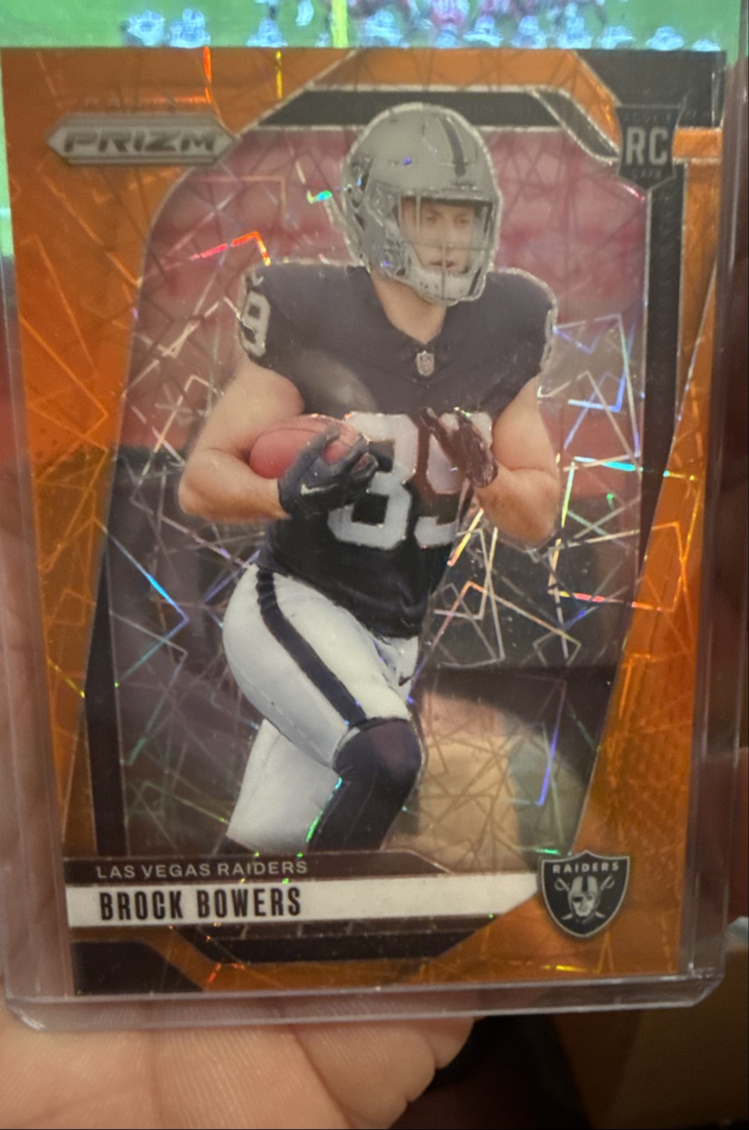 2024 Panini Prizm - Rookies Brock Bowers #315 Lazer Prizm (RC)
