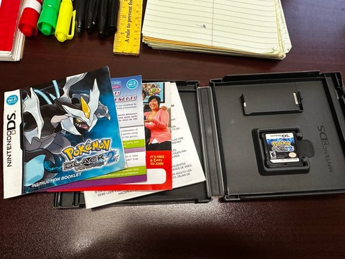 Pokemon Black Version 2 Nintendo DS Game Cartridge Authentic USA Tested Working
