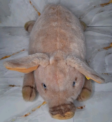 VTG Steiff Molly Plush Pig Hog Boar Ear Tag & Button West Germany 0360/45 - Picture 1 of 9