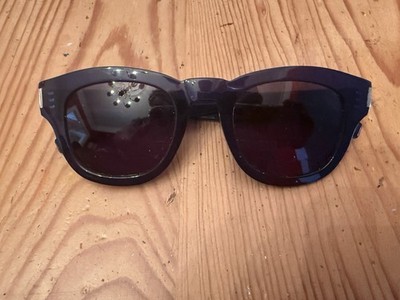 YSL  Saint Laurent Bold 2 Cat Eye Sunglasses Blue Frame