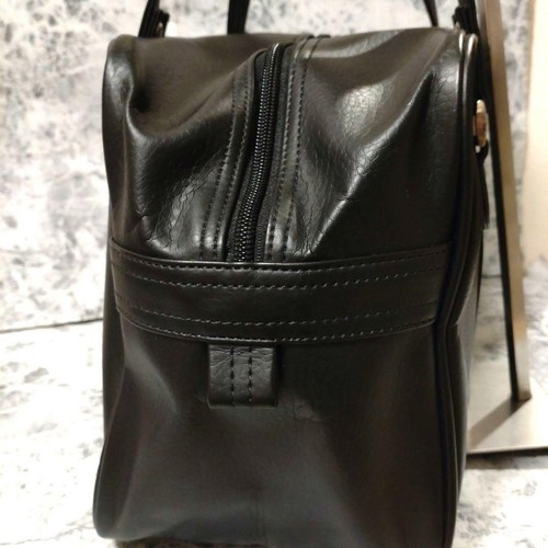 EASTBOY School Bag Leather Brown with Pink Logo - Picture 5 of 17