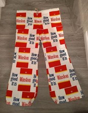 Vintage 1970's RARE Pop Art Winston Cigarette's Ladies Fancy Pants Size Large
