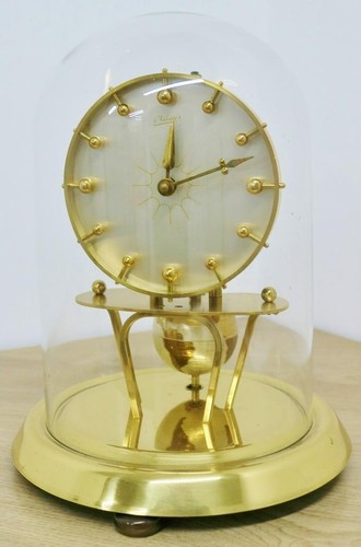 Antique Kaiser 400 Day Anniversary World Earth Globe Torsion Mantle Clock - Picture 3 of 24