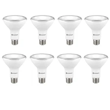 EcoSmart 120W Equivalent Bright White LED PAR38 Dimmable Flood Light Bulb