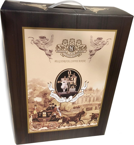 Cafetera Nispira Bélgica Familia Real Balance Syphon Gravedad Única De Colección - Imagen 8 de 12