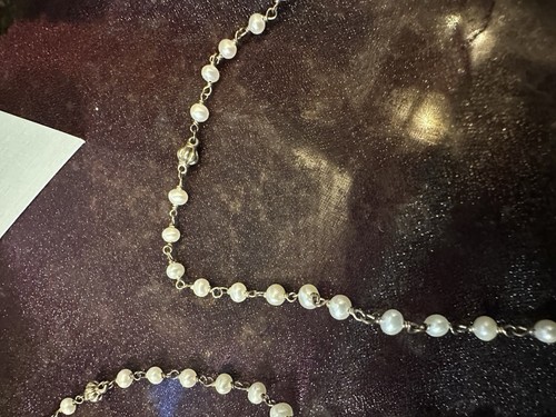 Lagos 925 Sterling Silver Luna Beaded Pearl Necklace Size 38” - Picture 5 of 9