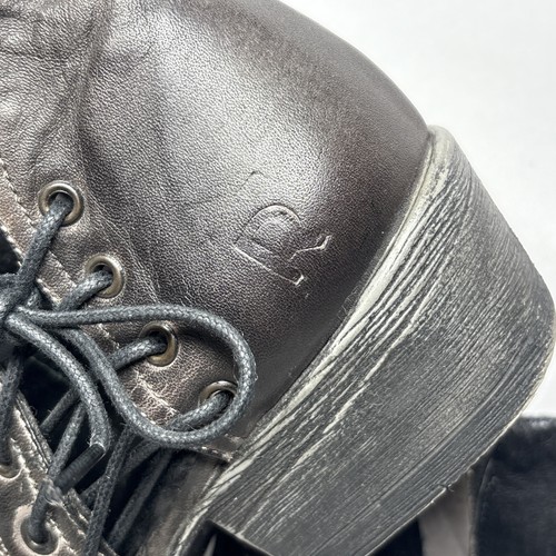 Roan by BedStu Antonia Damen-Stiefeletten aus Leder mit Seitenbindung schwarz Gothic Größe 8 - Bild 8 von 16