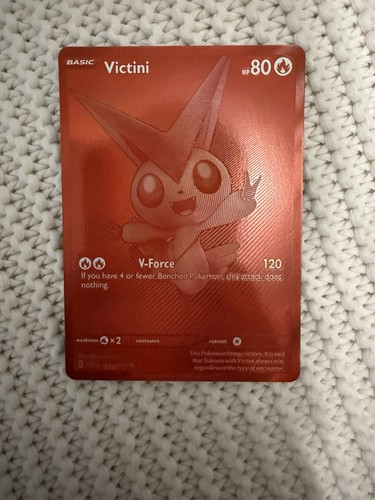 Pokemon Red Victini Englisch White Flare #172/086