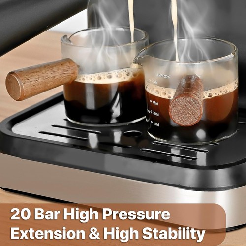 Professional Grade Espresso Machine - Stainless Steel for Lattes & Cappuccinos - Picture 6 of 9